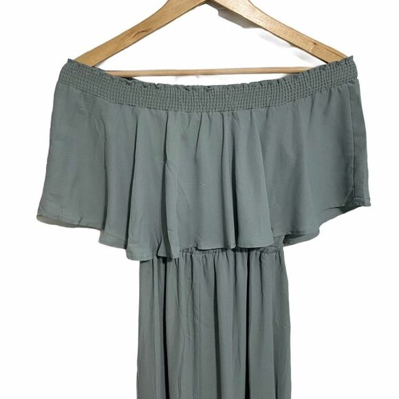 Show Me Your Mumu Hacienda Maxi Dress‎ Sage XXS - Picture 12 of 16